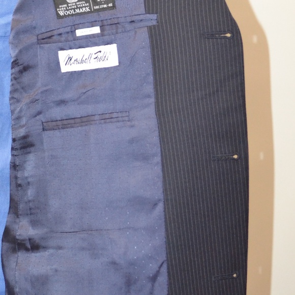 Calvin Klein 44L Sport Coat Blazer Suit Jacket Nav - Picture 6 of 8